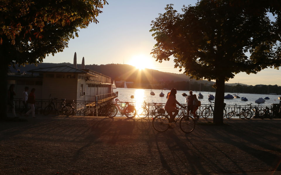 Zürich Seefeld, der Herbst kommt