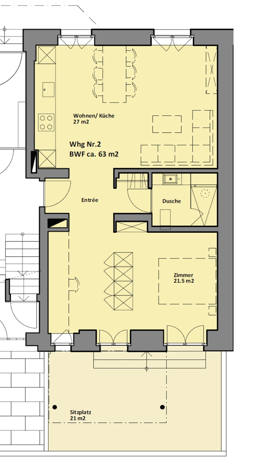 freie Wohnung im Kreis 8 Seefeld