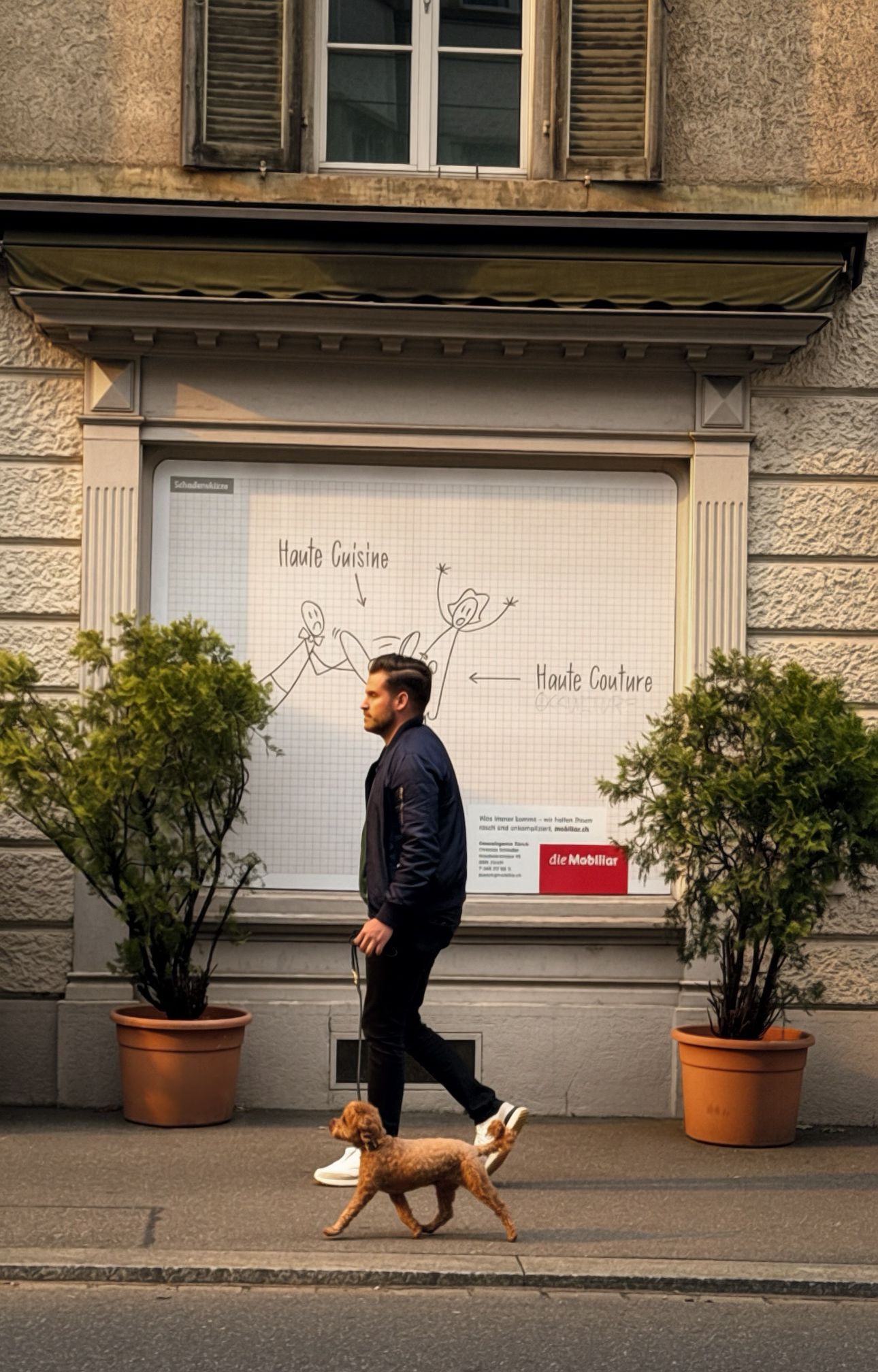 Luca Schneider, Werber aus dem Kreis 8