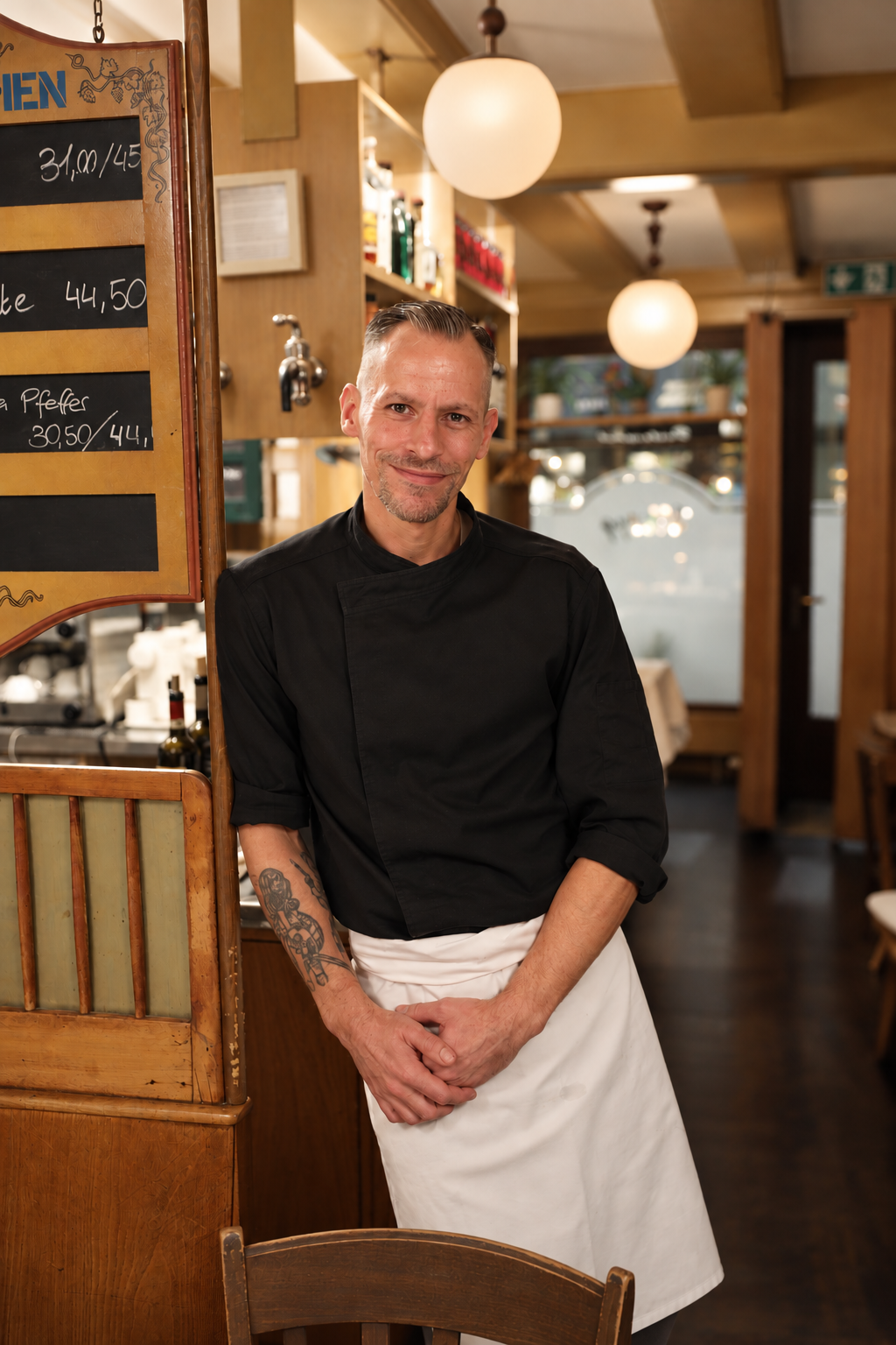 Detlef, der Koch der Quartierbeiz Metzg im Z&uuml;rcher Seefeld
