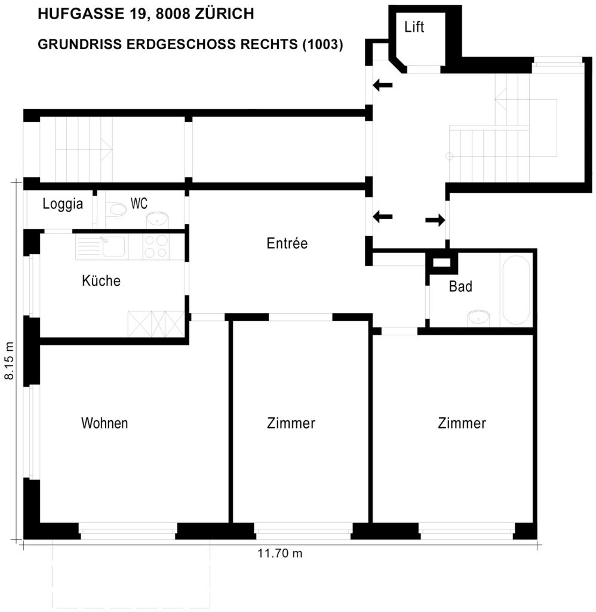 freie Wohnung im Kreis 8