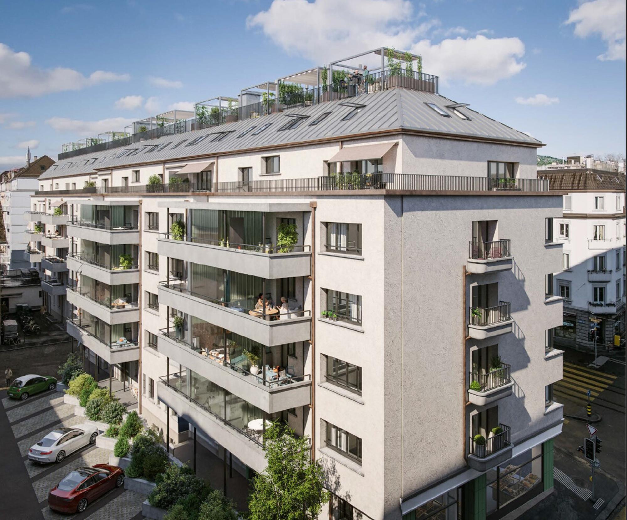 Fantastische 3.5 Zimmer-Maisonettewohnung (82 m2) mit privatem Dachgarten