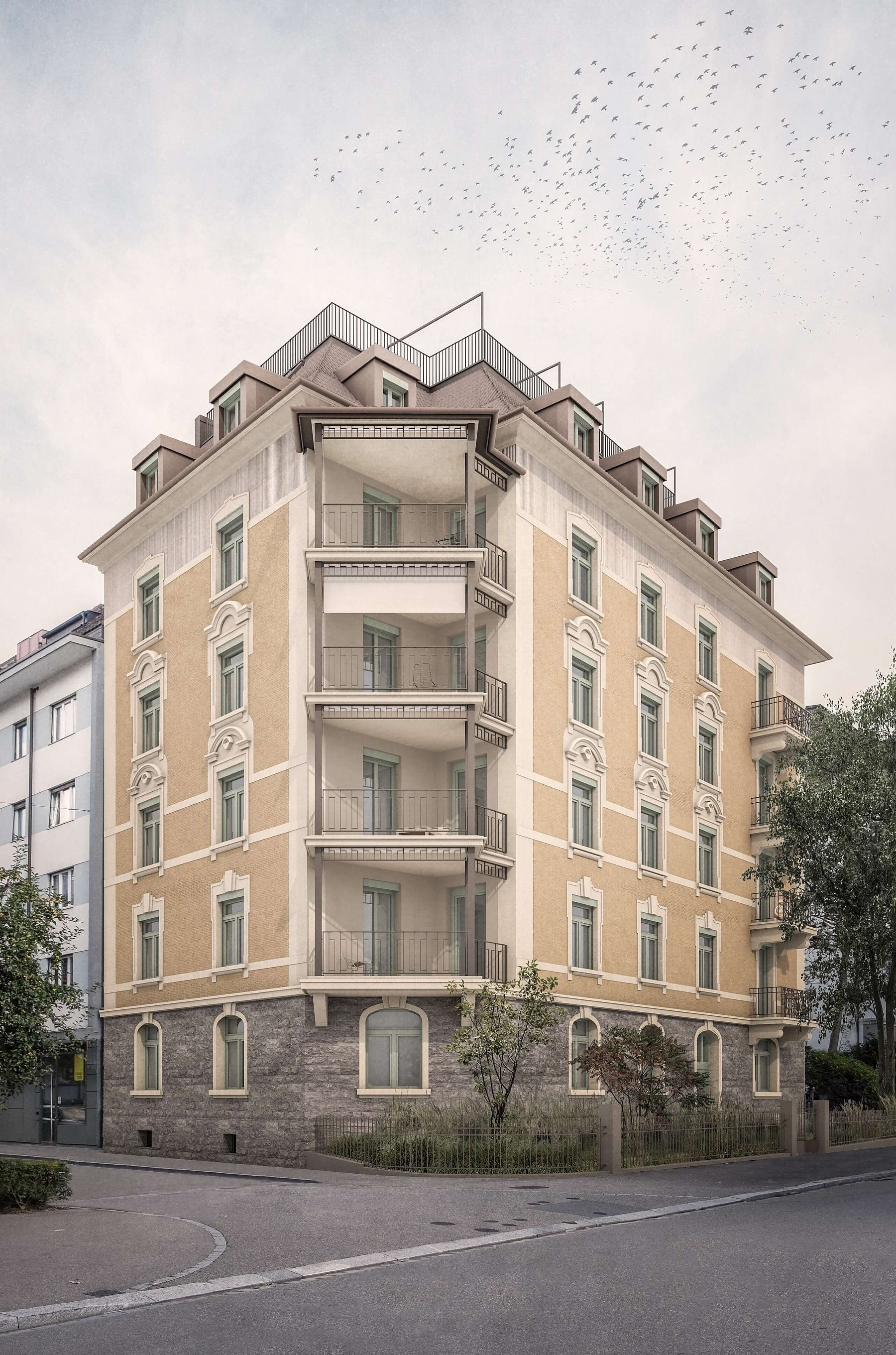 Erstbezug attraktiver 2 bis 4.5 Zimmer-Wohnungen an der Dufourstrasse 67